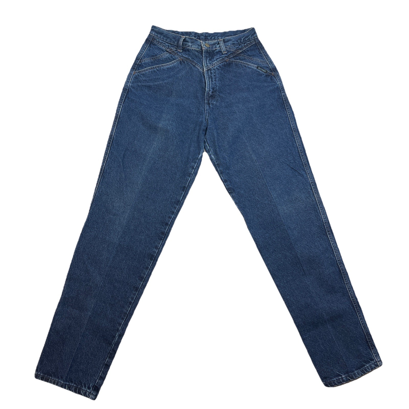 Vtg Rockies Rocky Mountain High-waisted Bare Back Jeans Western Sz 31 / 11