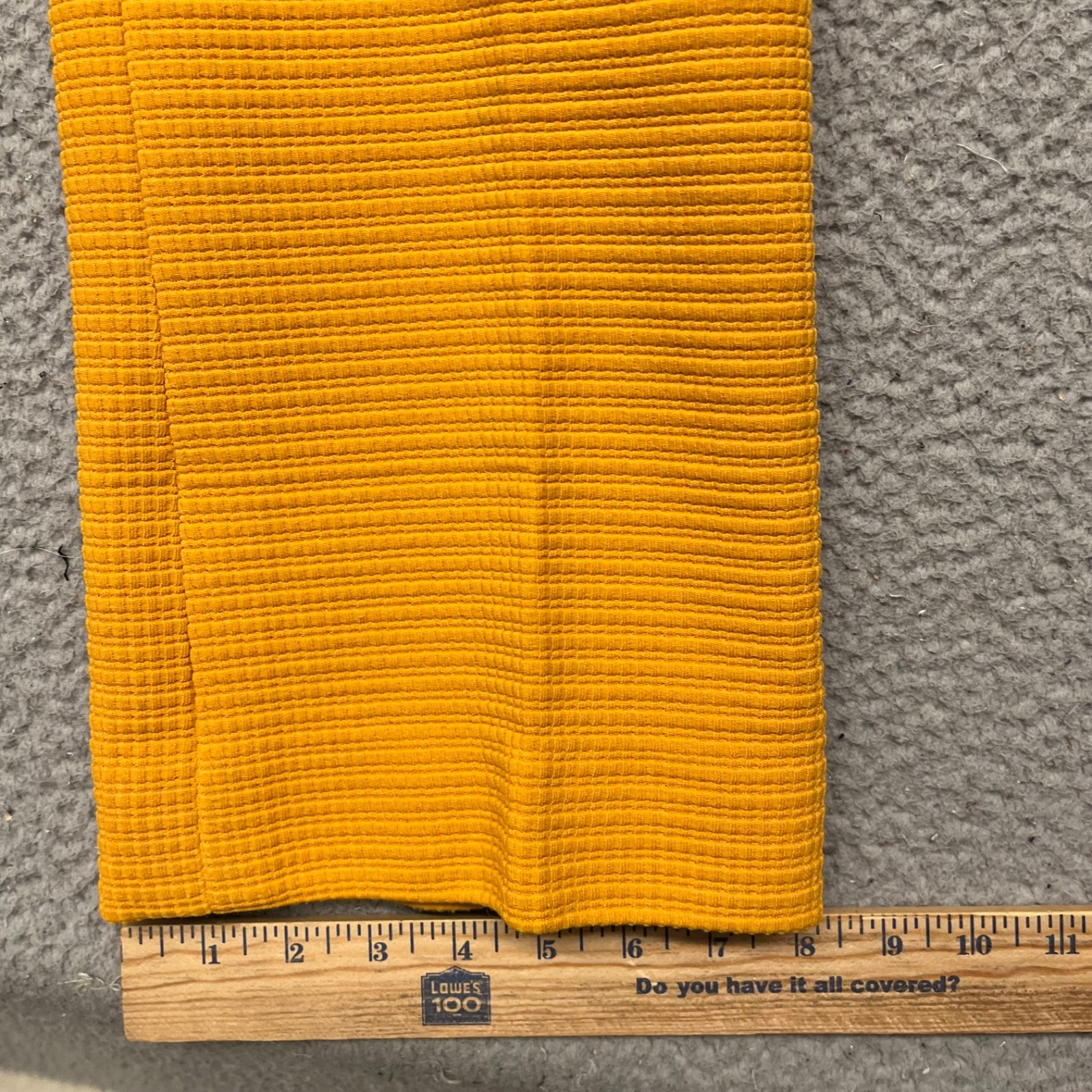 60&rsquo;s Leisure Pant Set Womens S Marigold Yellow Textured Dacron Polyester 70&rsquo;s