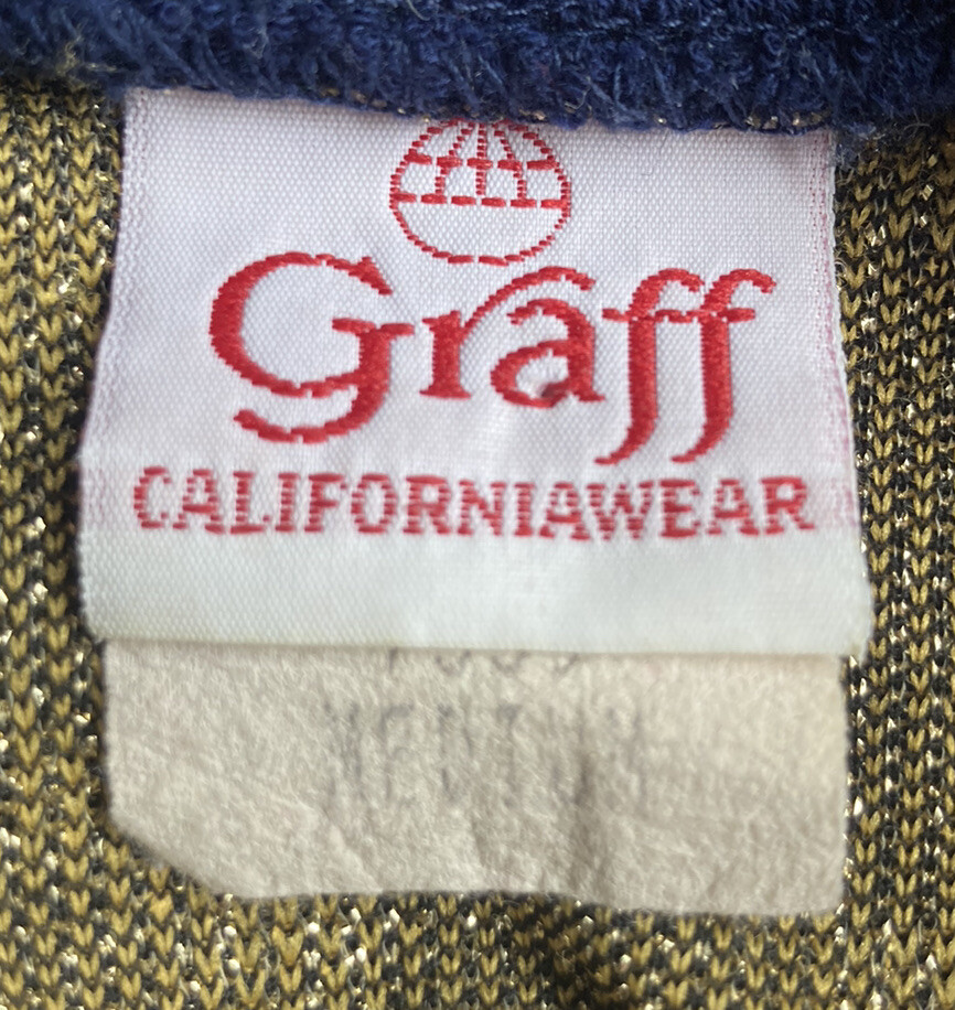 Vintage Graff California Wear Button-Up Women’s Jacket Cardigan Coat Retro Chic