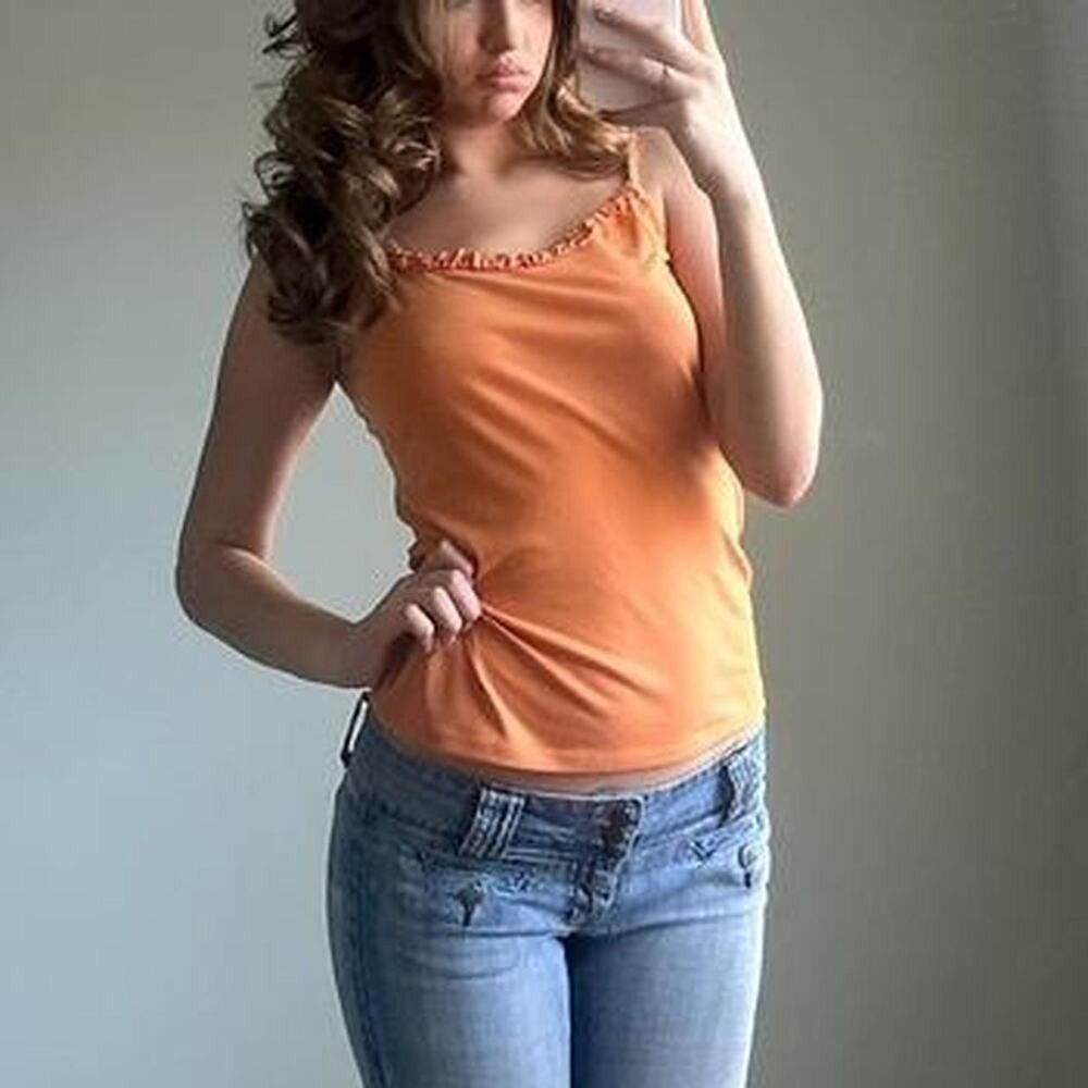 2000s vintage slinky y2k cami top
