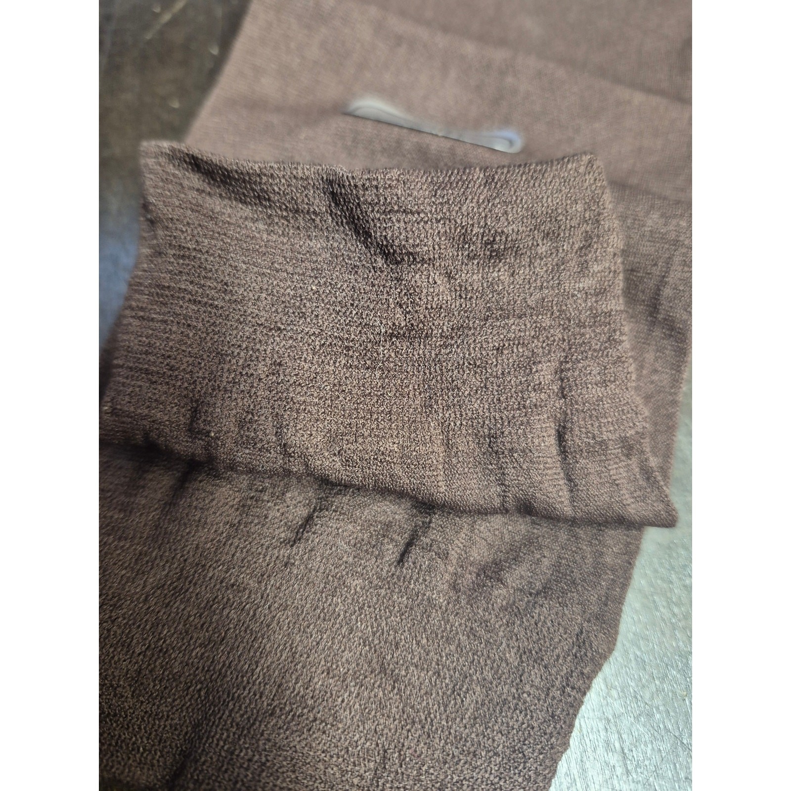 Nu & Nu Coffee Size 9-11 Trouser Socks Knee High Stockings Spandex 8283