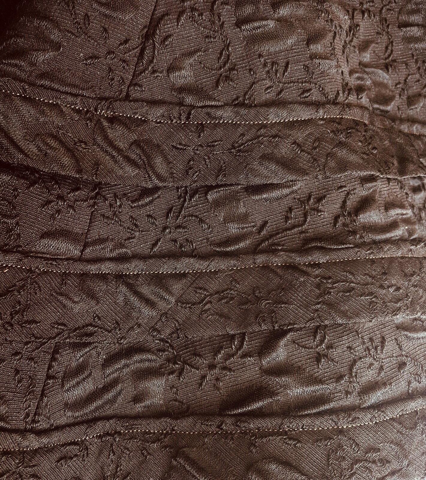 Antique Victorian Black Silk Brocatelle Walking Morning Suit C. 1870 ZZ062