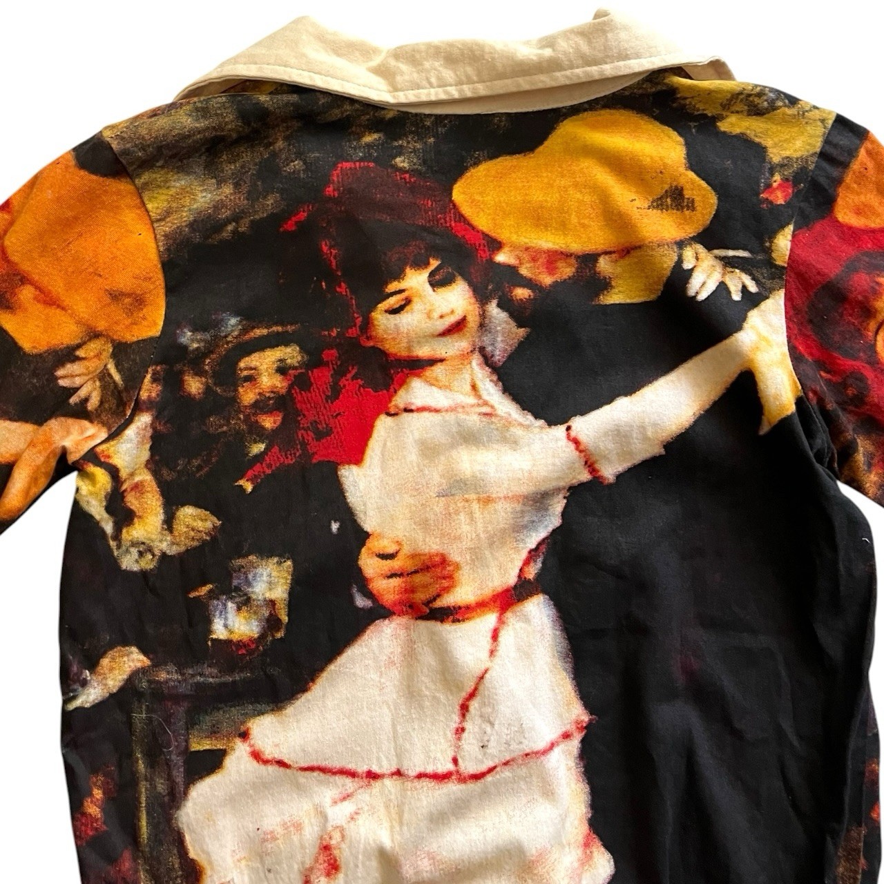VTG Gringos Lovers Dancing at a Pub All Over Print V-Neck Collar Size M/L 36