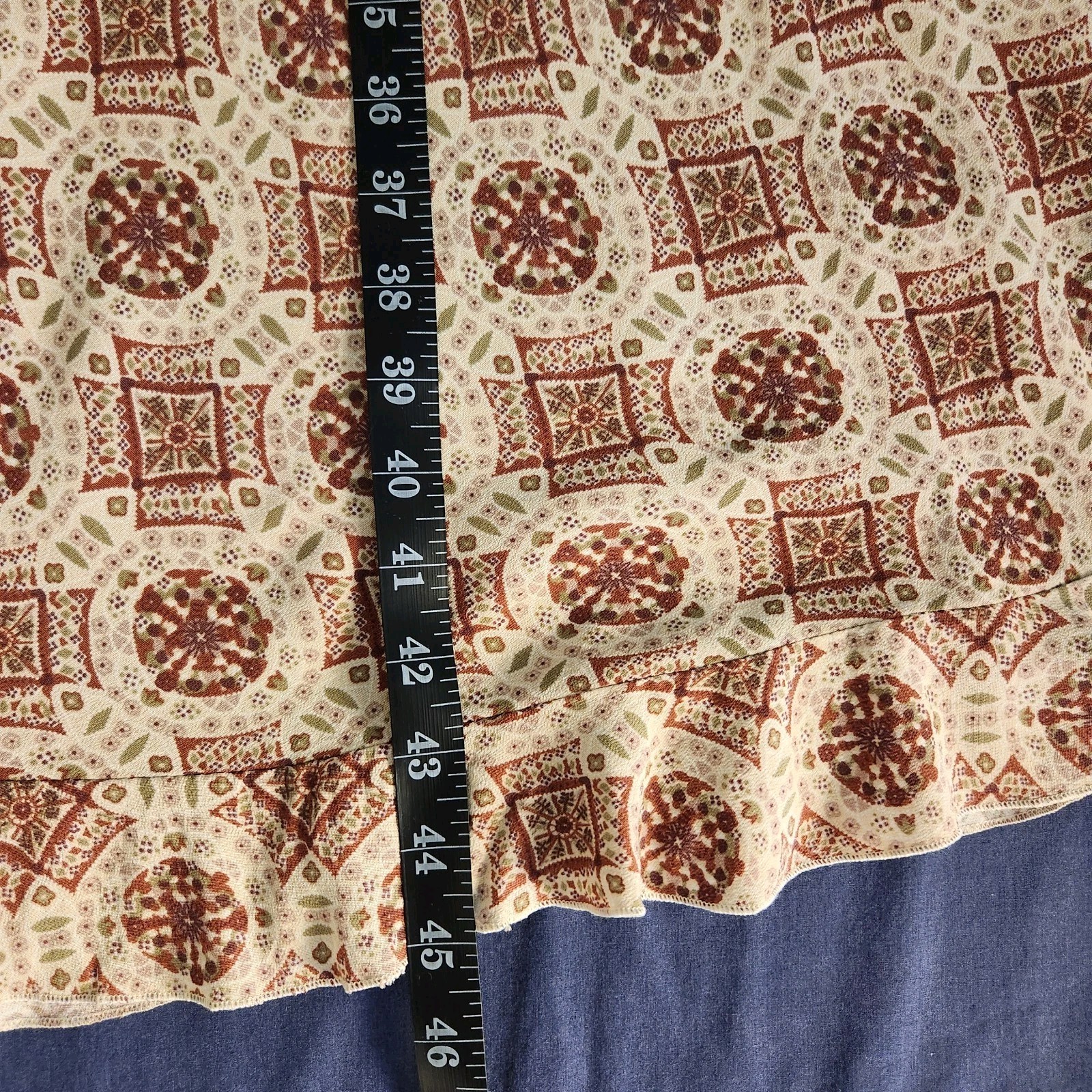 90s Rampage Batik Print Off Shoulder Sheath Hippie/Indie/SlowFashion 13