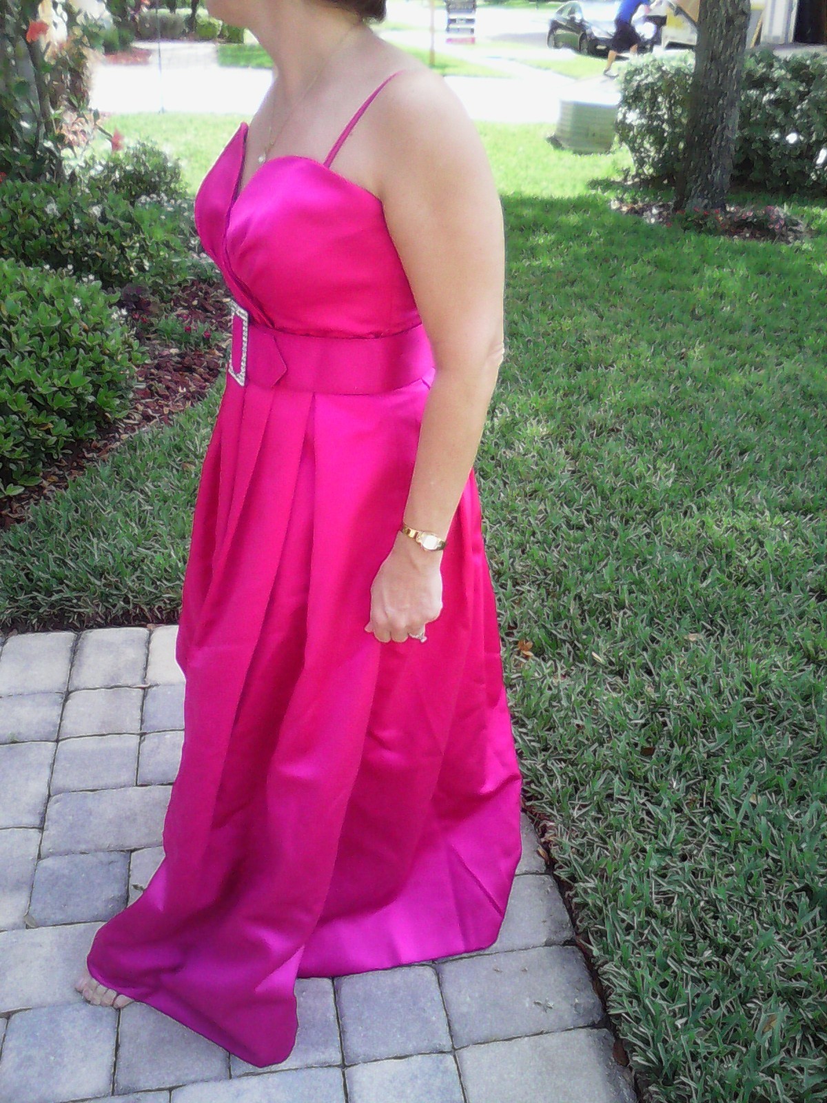 VTG – After 5 by Julie Duroche Lord & Taylors – Fushia Evening Gown (Size 12)