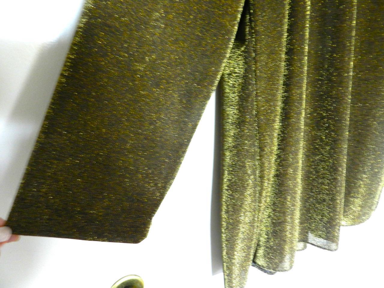 « Another Thyme » Evening Cardigan Lightweight Jacket Gold Color sz-20 W