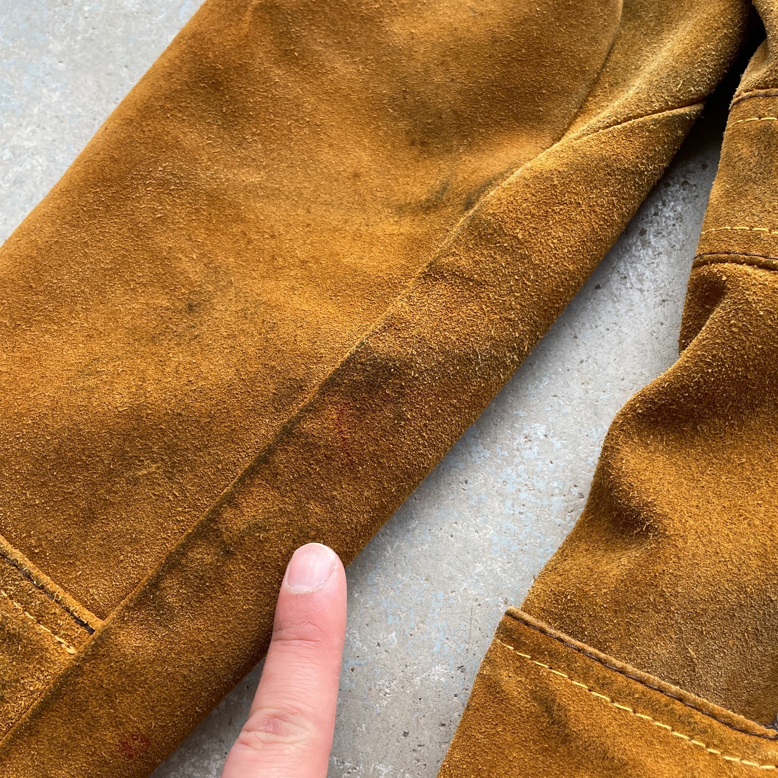VTG 70s Great Things From Canada Suede Leathercraft Tan Coat Women&rsquo;s Small 11/12