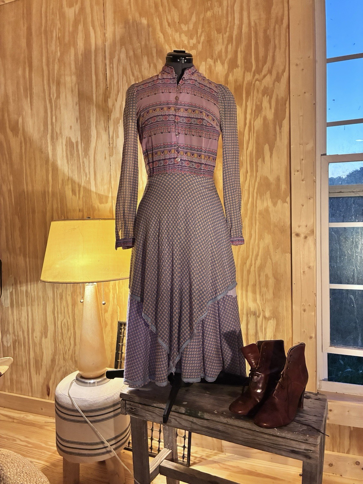 Unique Vintage Dress Size 38 (small) Hard To Describe Its Beautiful