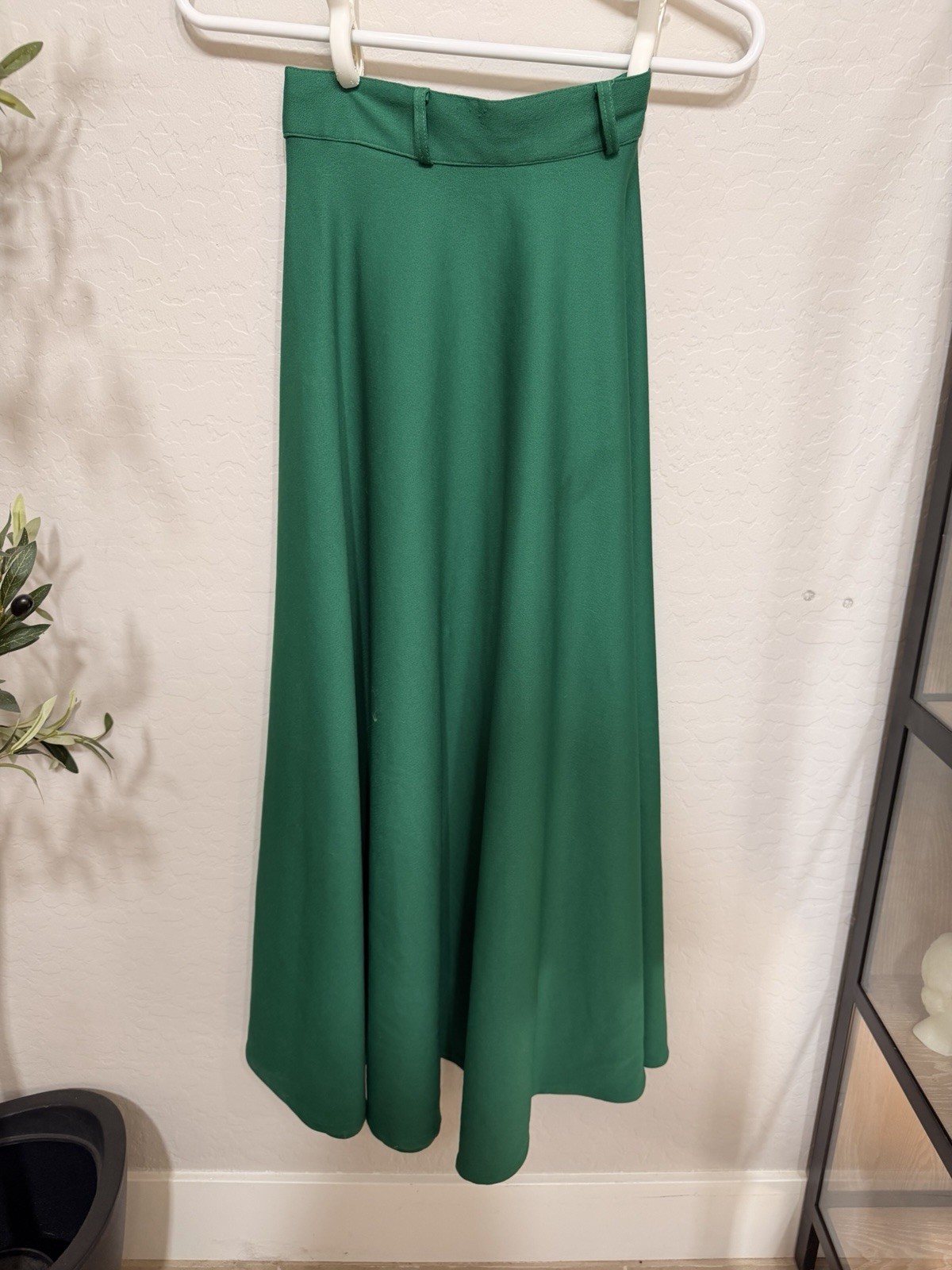 Lords & Taylor Vintage Green Maxi Skirt Women&rsquo;s Regular Size Made in USA
