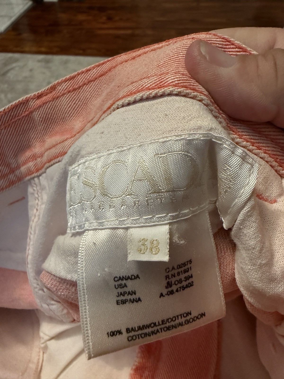 Vintage Women’s Escada Peach Jeans See Description For Size