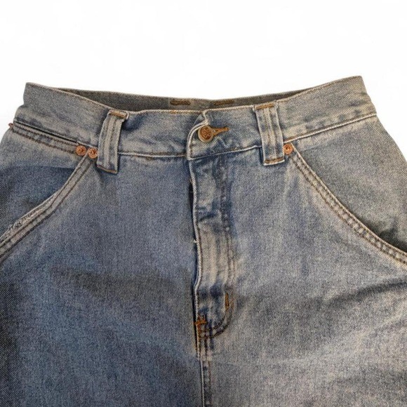 Vintage Bill Blass Denim Midi Skirt 26-28 Waist