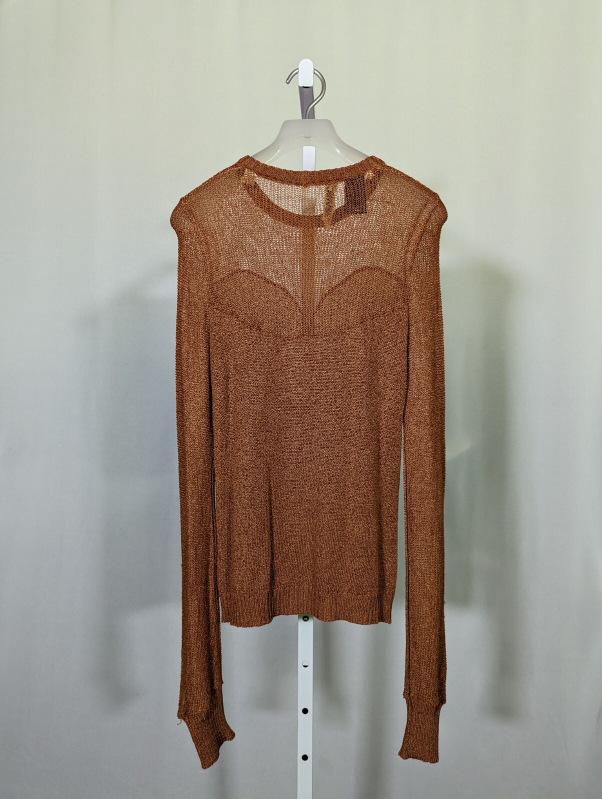Emilio Pucci for Bergdorf Goodman Clay Italian Knit Bodycon Shirt Mod Space Age