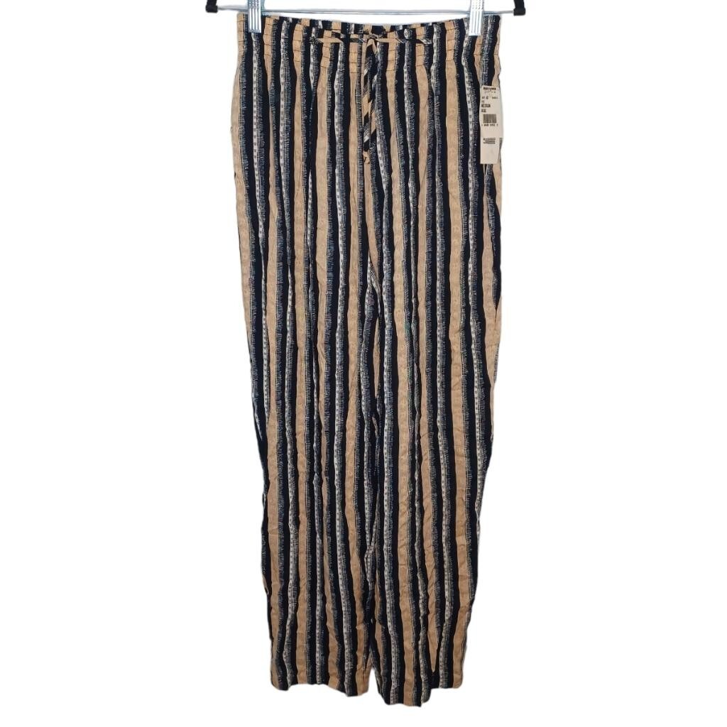 NWT Vintage Fritzi California Pants High Waist Light Weight Festival Flowy Pants