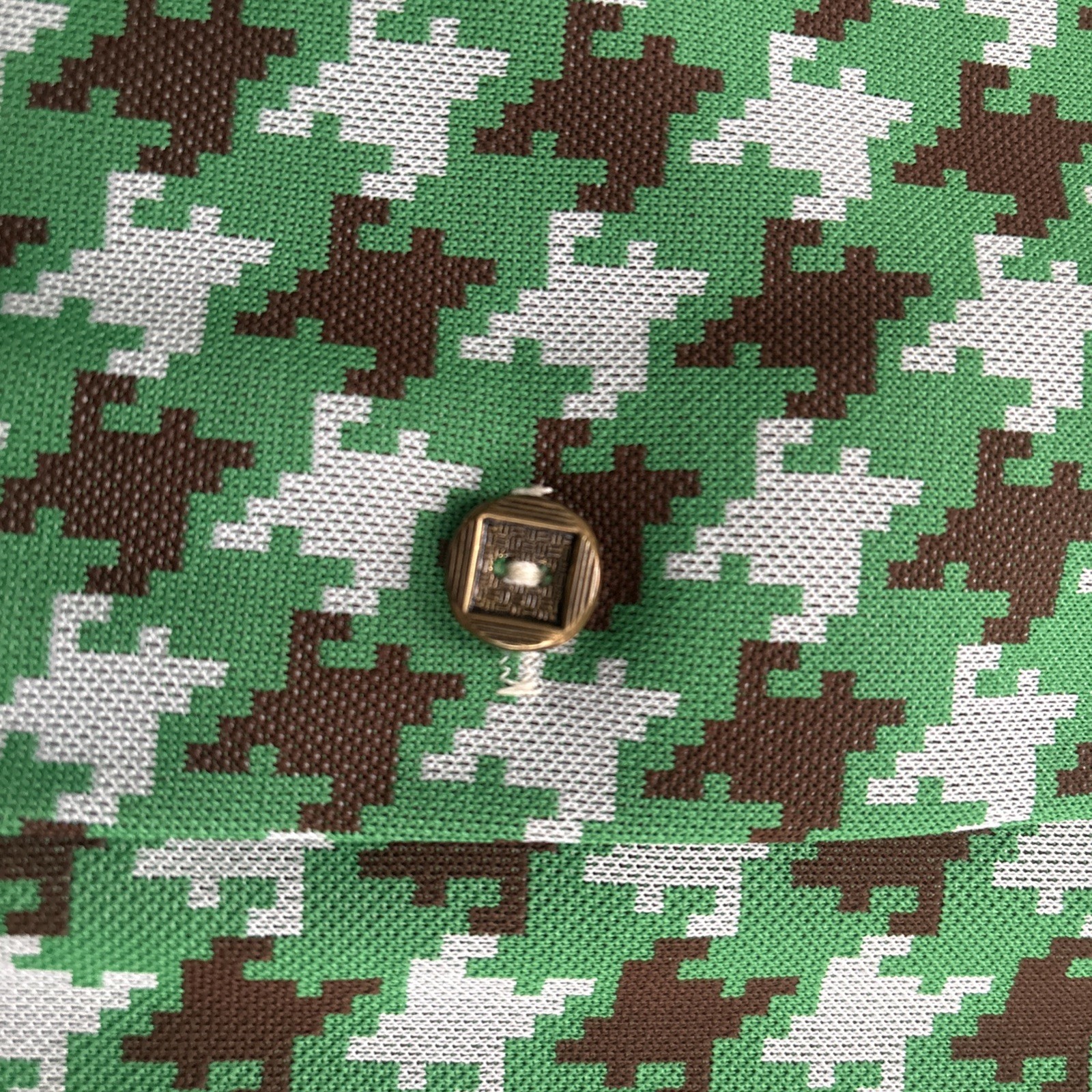 Vintage 70’s/80’s Print Button Up w/ Pointed Collar Women&rsquo;s Size Large,Unbranded