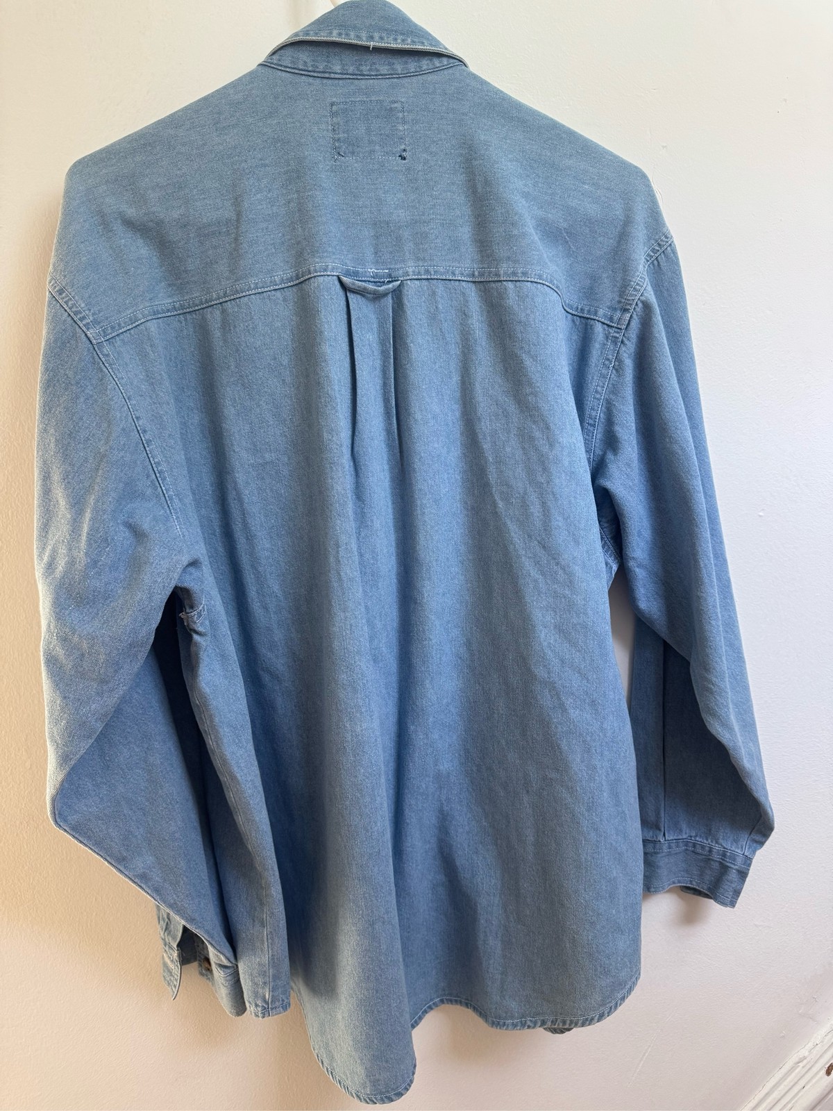 Solution Denim Shirt Teddy Bear Honey Plaid Heart Embroidered Button Up