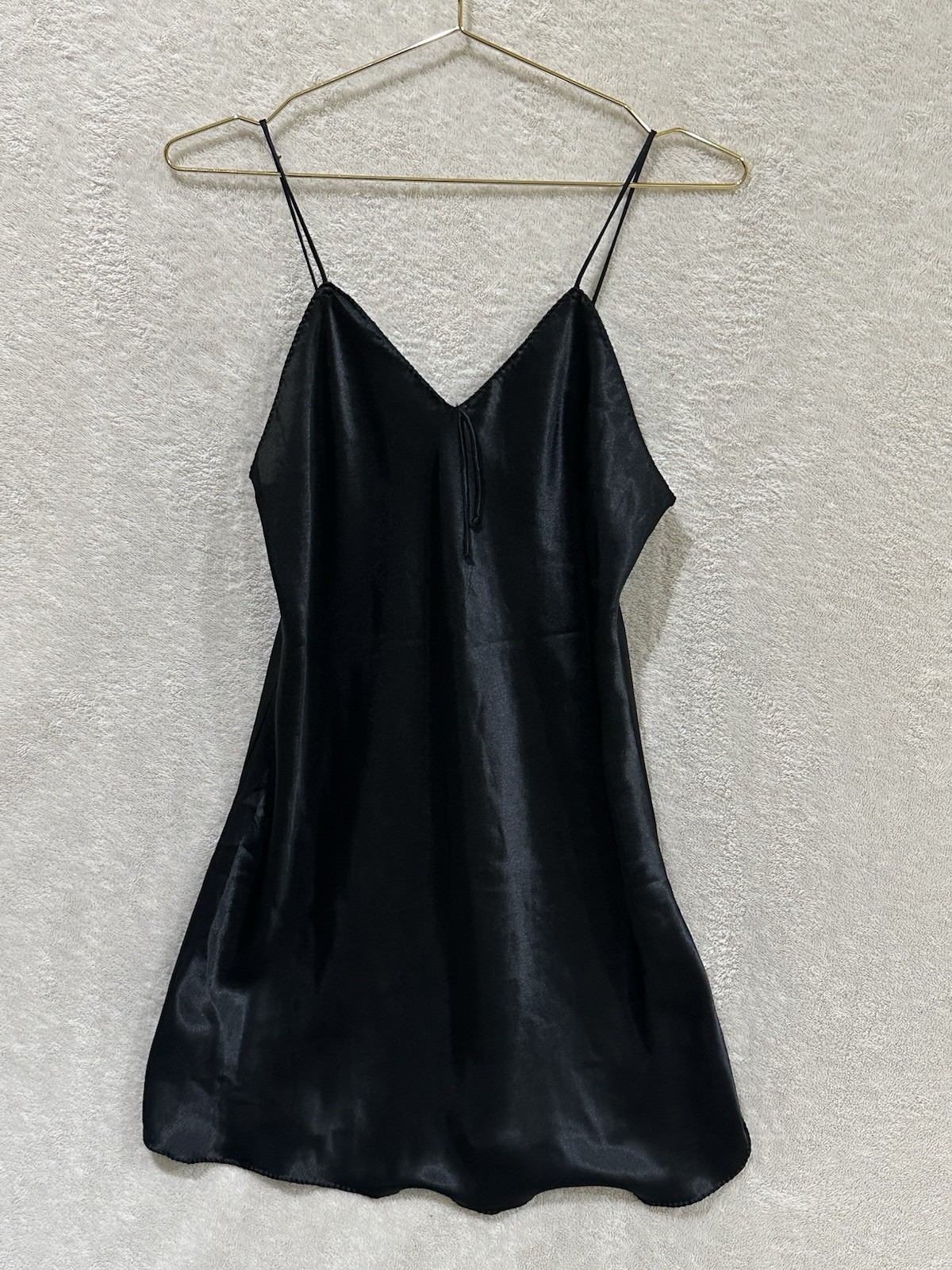 Vintage Val Mode Lingerie Black Slip Dress See Photos For Measurements Date