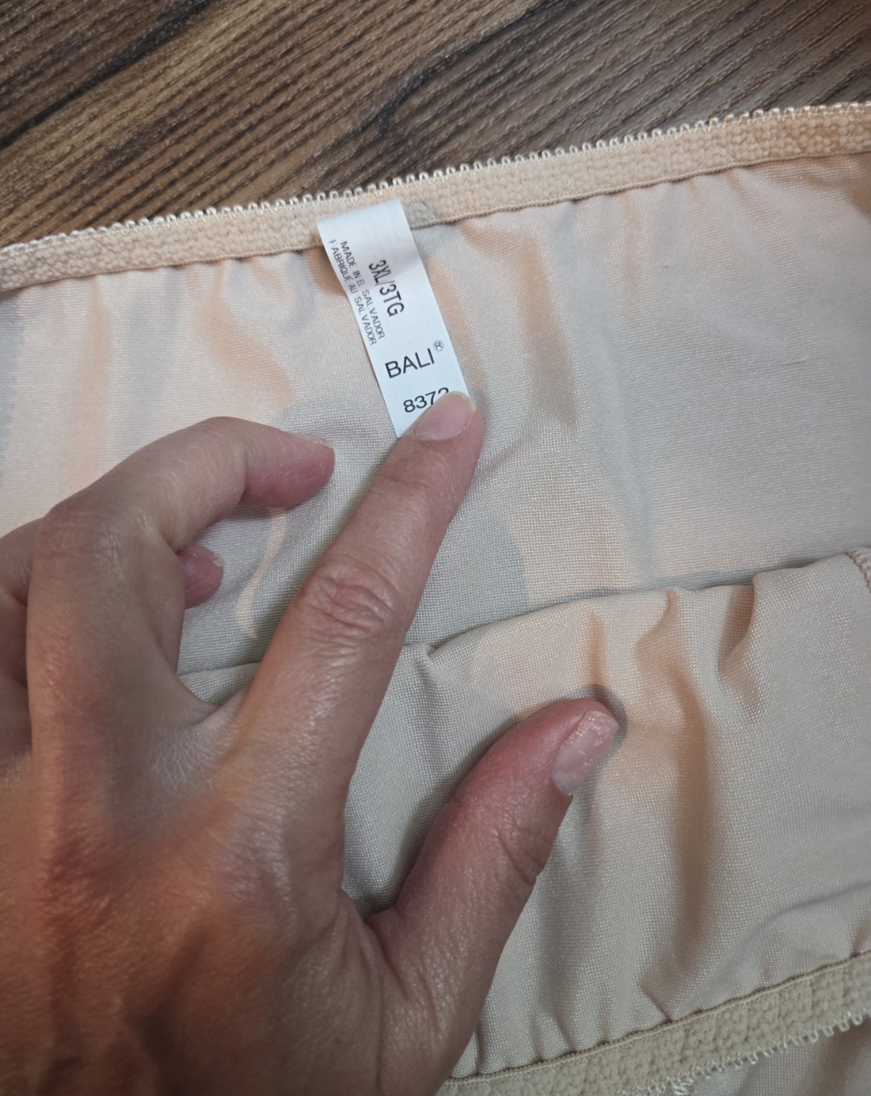 Vintage Bali Shaper Panties Beige Sz 3XL Granny Panty