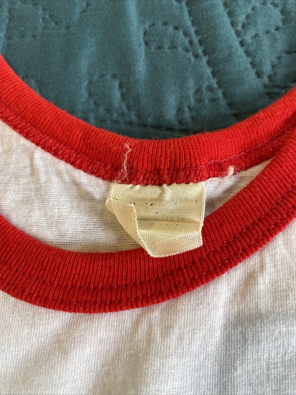 VTG 70&rsquo;s 1970s ringer tank top, women’s, small, a few small stains
