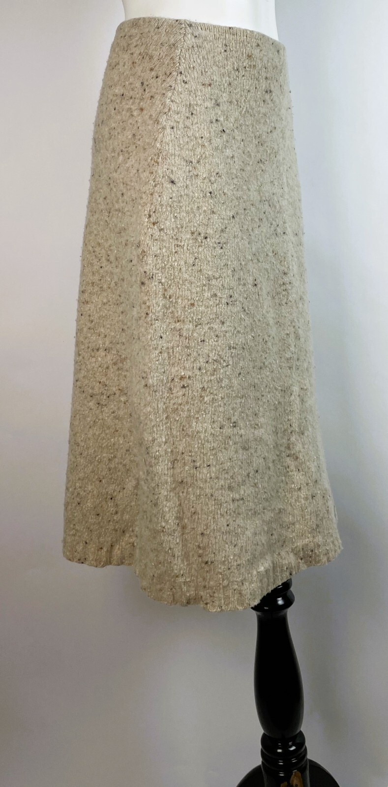 VTG. 90s Jean-Charles de Castelbajac high waisted Midi Wool blend skirt 42 ITALY