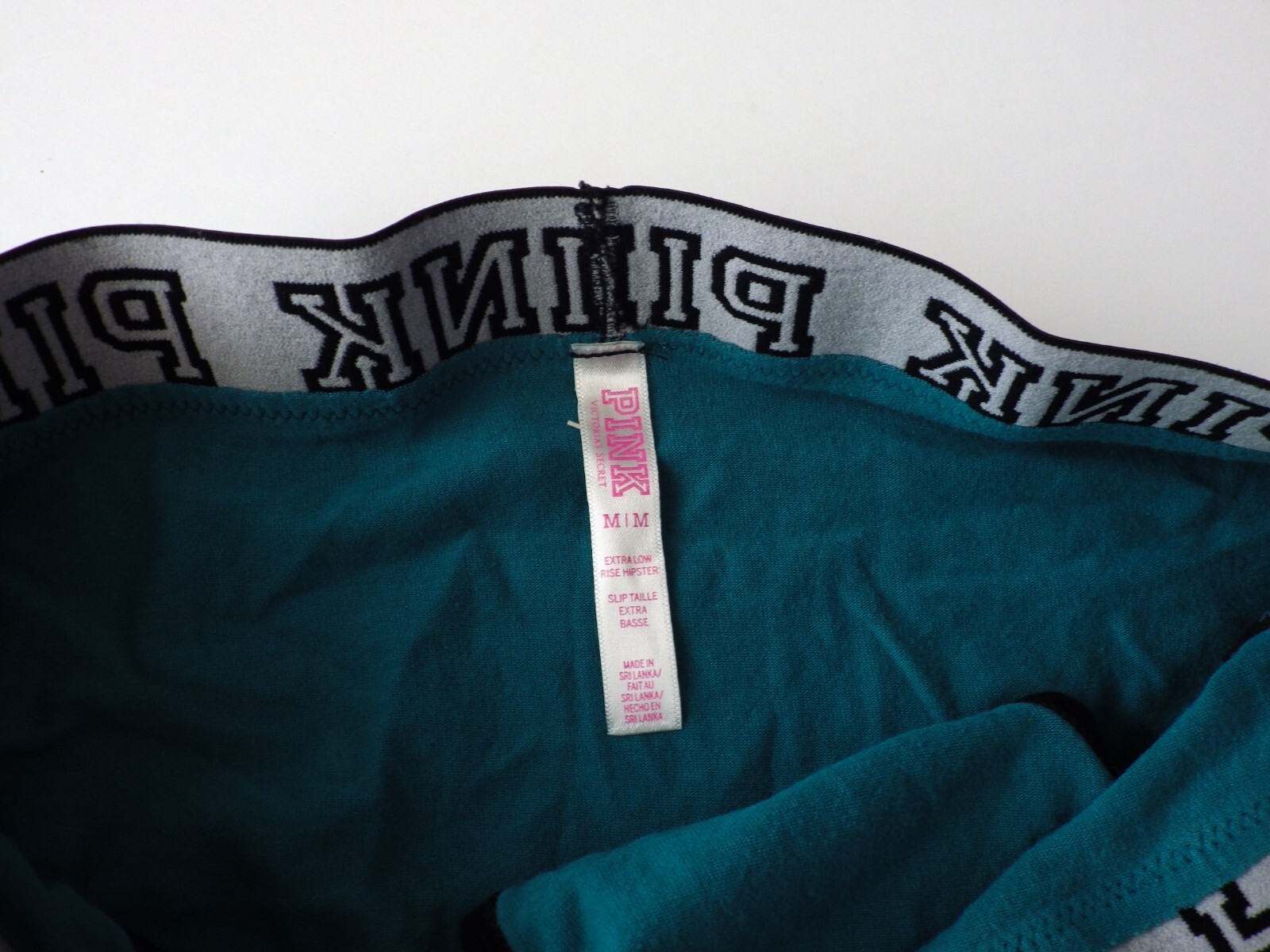 Vintage 2015 Victoria&rsquo;s Secret Thick Logo PINK Hipster Panties Size MEDIUM