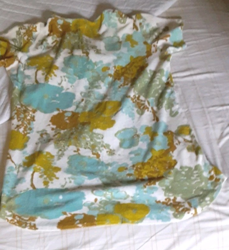 Vtg White Stag Beach Pool Swimsuit Terry Cloth Cover Up Ladies M