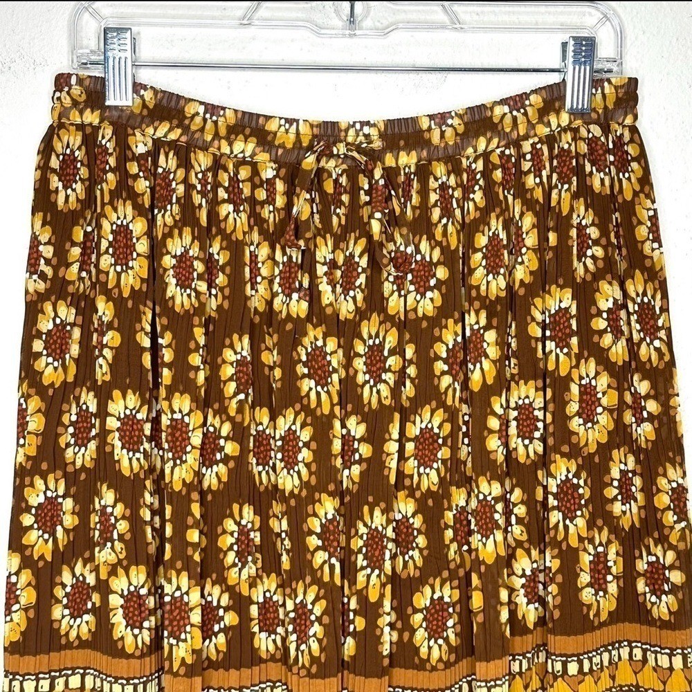 90s Alfred Dunner Hippie Boho Broomstick Skirt Size 12