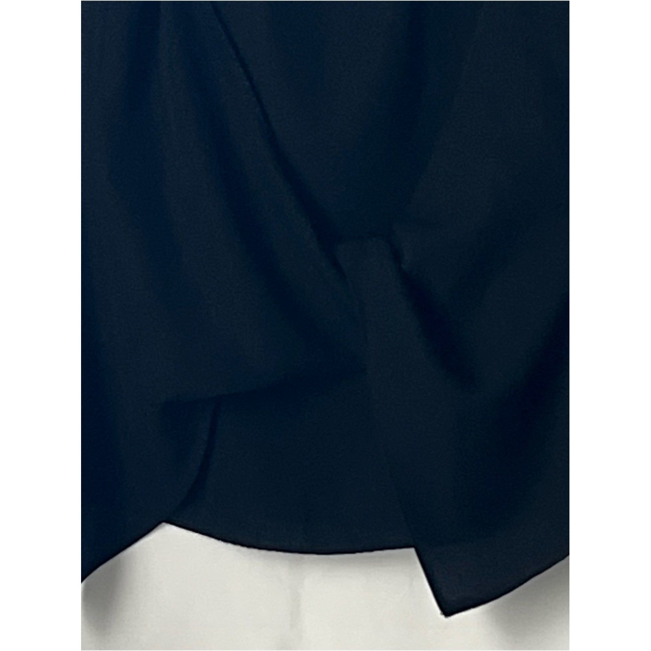 Zara Stylish Black Asymmetrical Sleeveless Camisole, Size S