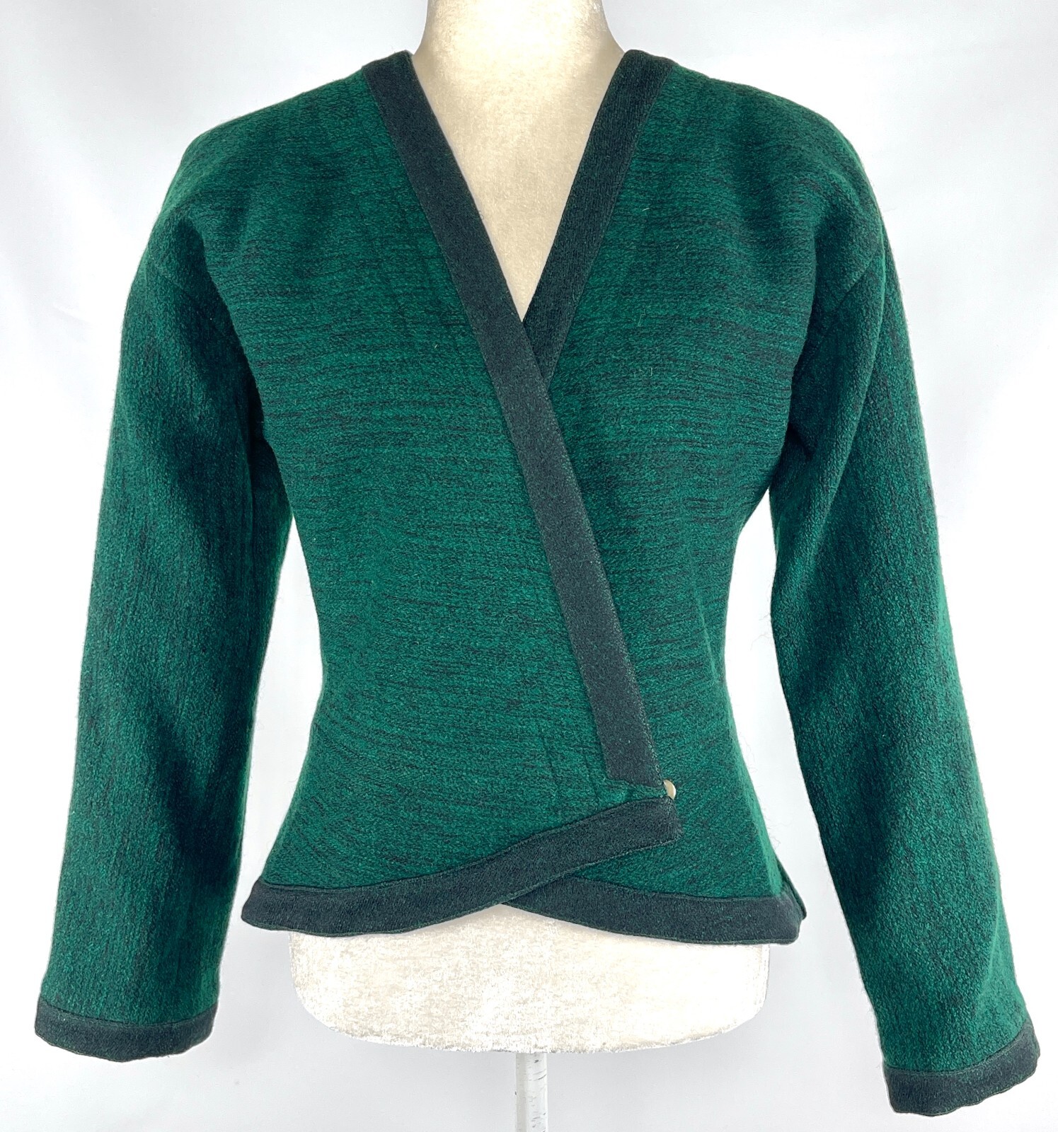 Very Rare Vintage late 70&rsquo;s Gianni Versace Short Wool Jacket Made in Italy