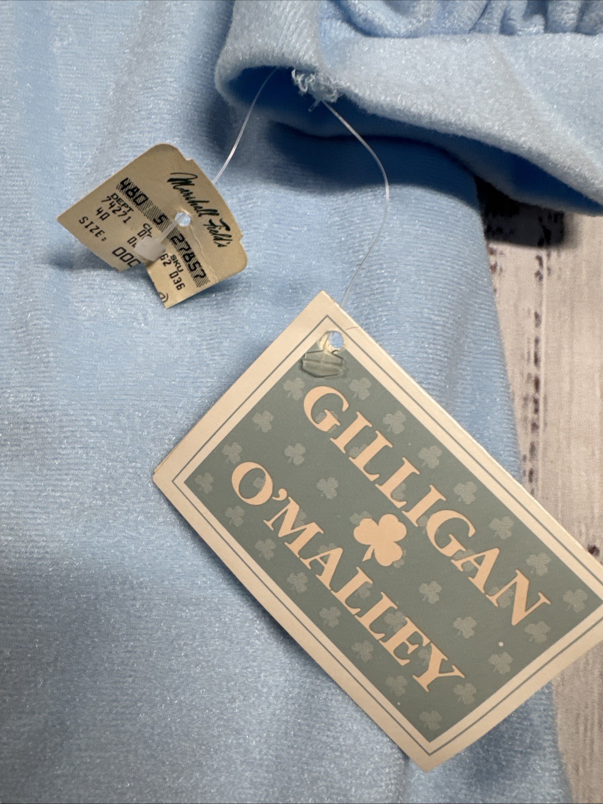 VNTGE NWT GILLIGAN O&rsquo;MALLEY MODEST ROBE HOUSECOAT FLEECE SIZE S COTTAGECORE