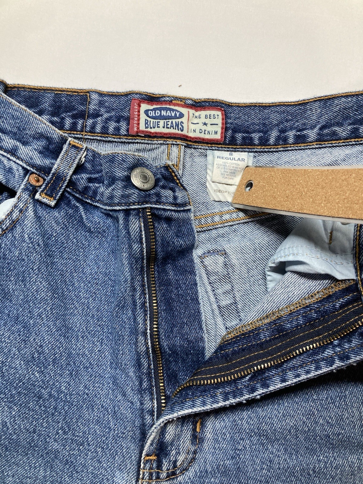 Old Navy Jeans 8 Regular Y2K Thick Denim No Stretch 26 X 29.5 Inseam High Waist