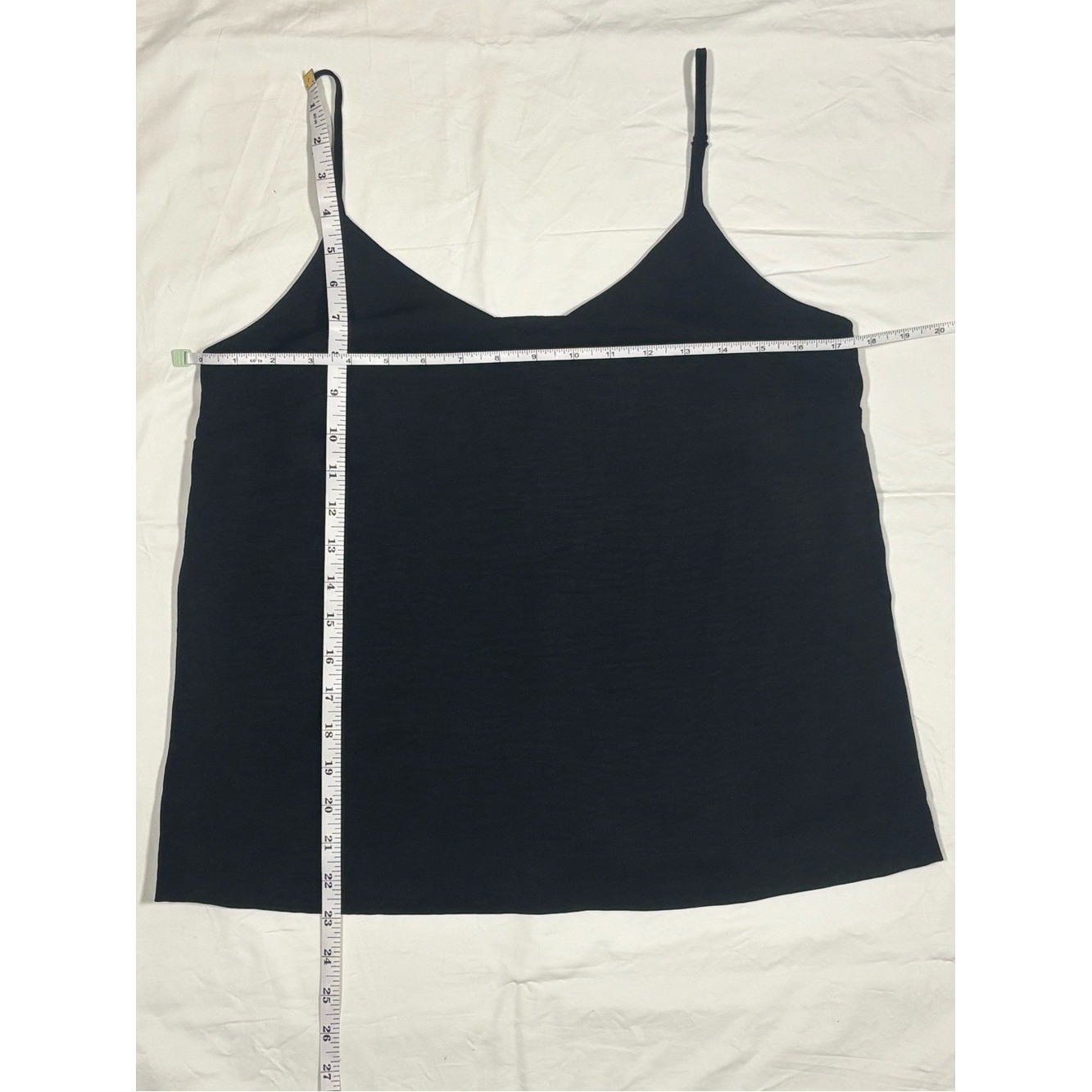 Frank And Oak Black V-Neck Cami Tank Top Size Medium