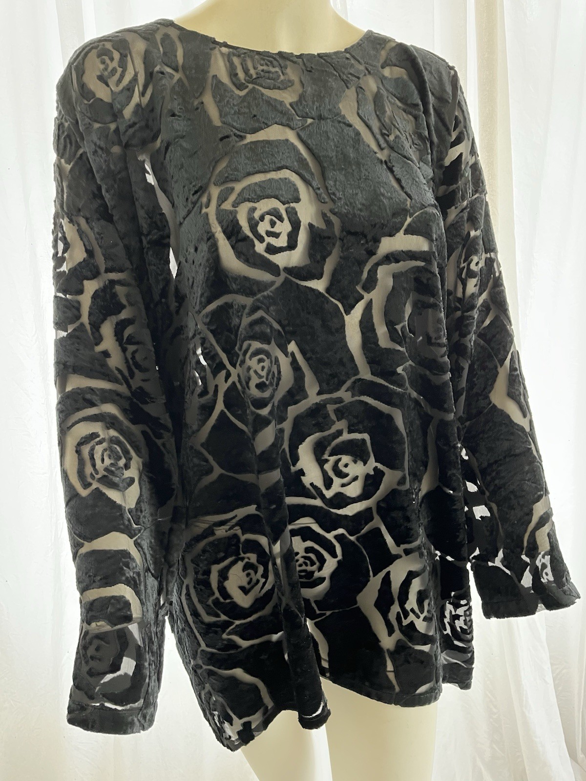 Comme Des Garçons 2012 Junya Watanabe Devore Velvet Mini Dress