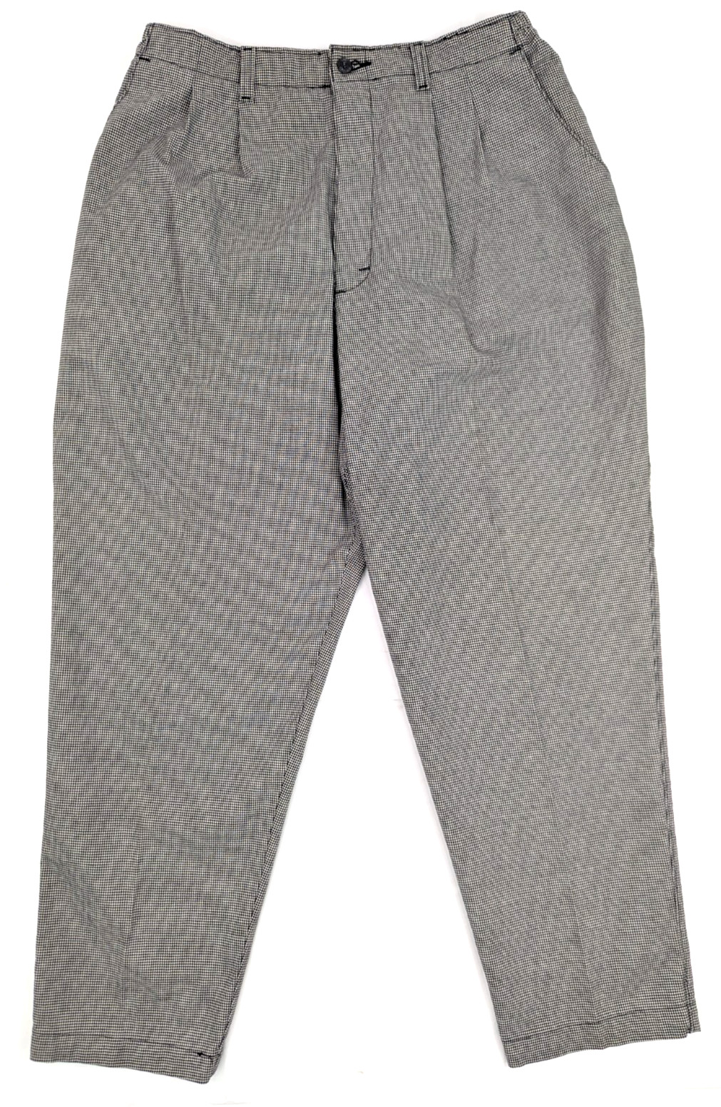 Vtg LEE Houndstooth Checker Pants Women 18 Petite (31×27.5) Tapered Pleated