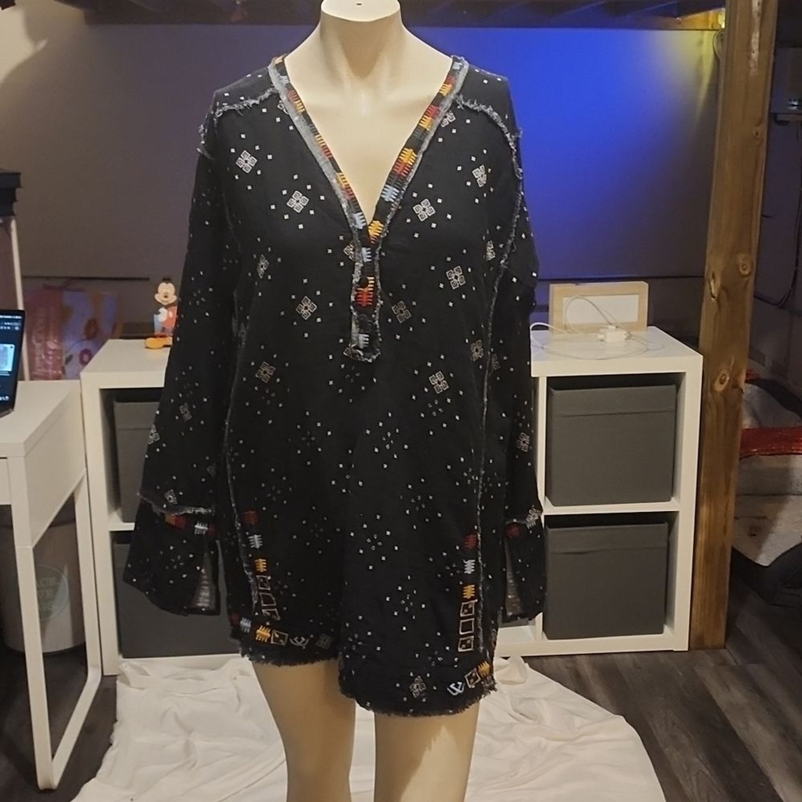 JOHNNY WAS BOHO CHIC TOP