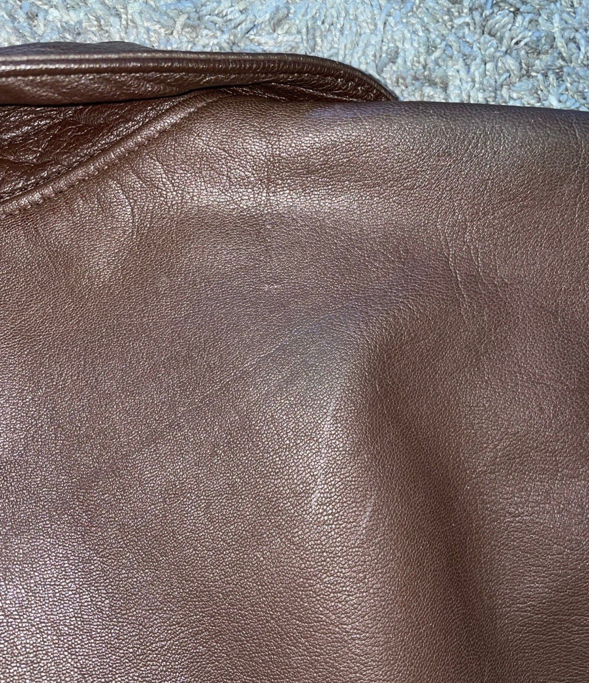 Vtg Cooper Type A-2 Men&rsquo;s Air Force Goatskin Leather Bomber Jacket Size 46R