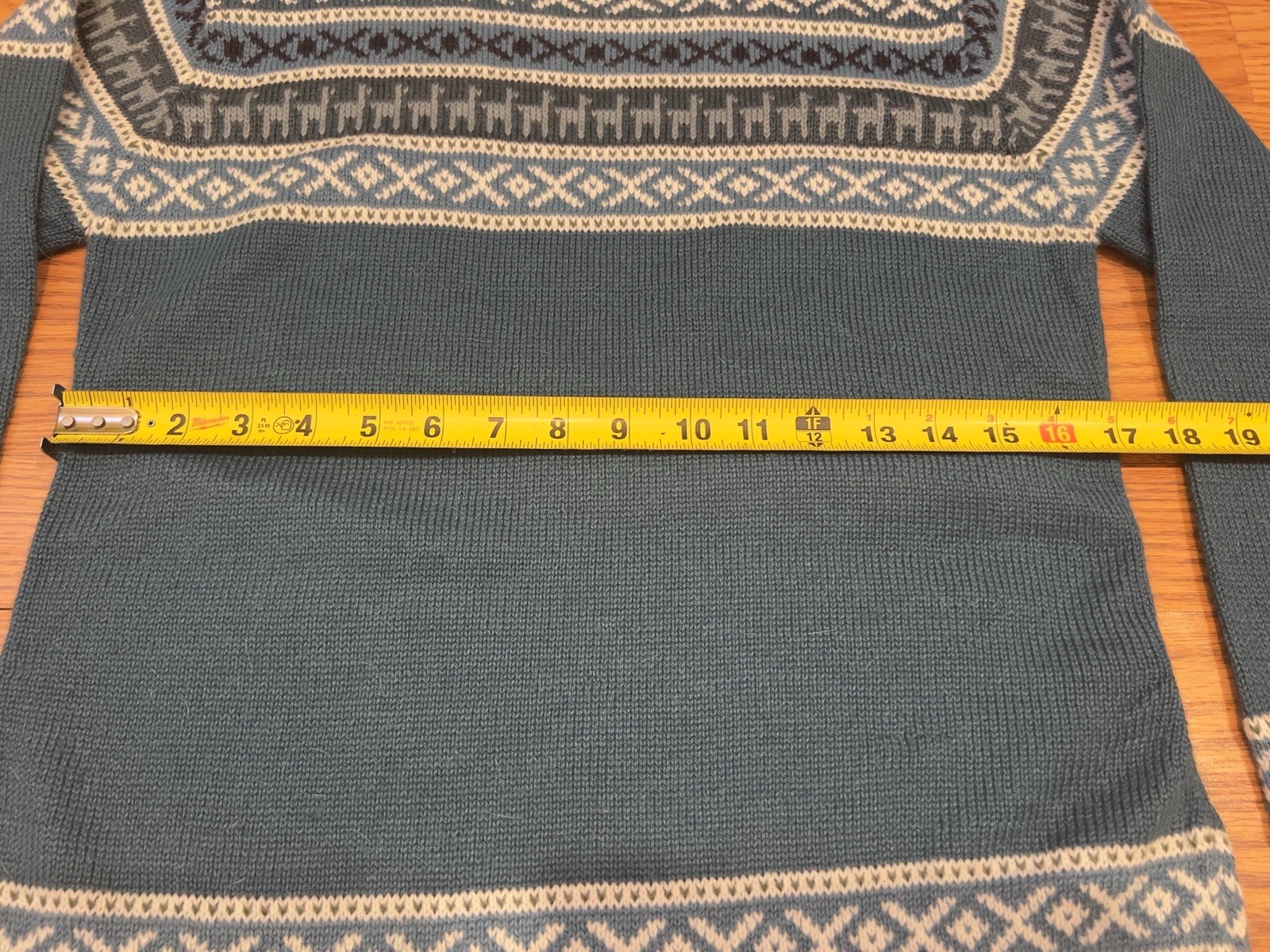 Vintage Alpaca Pullover Sweater – Made in Peru – Size S-Unisex