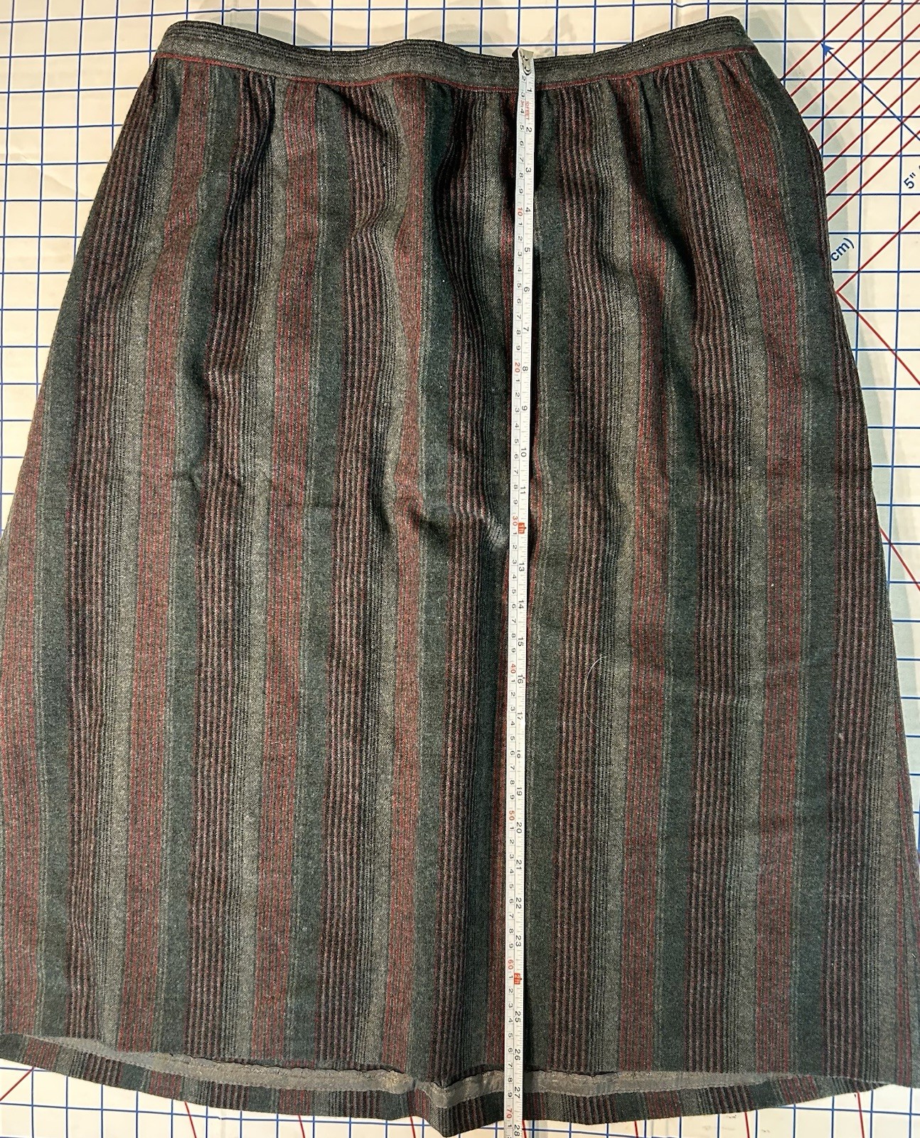Vintage RARE Pendleton 60s 2 PC 100% Wool Skirt Suit Set Outfit 32IN Waist (M/L)