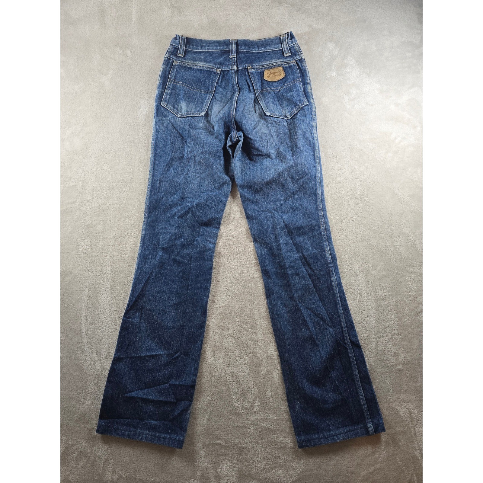 Vintage Bolthon & Cassidy Jeans Womens Size 2 Blue 70s Made In Italy *Read
