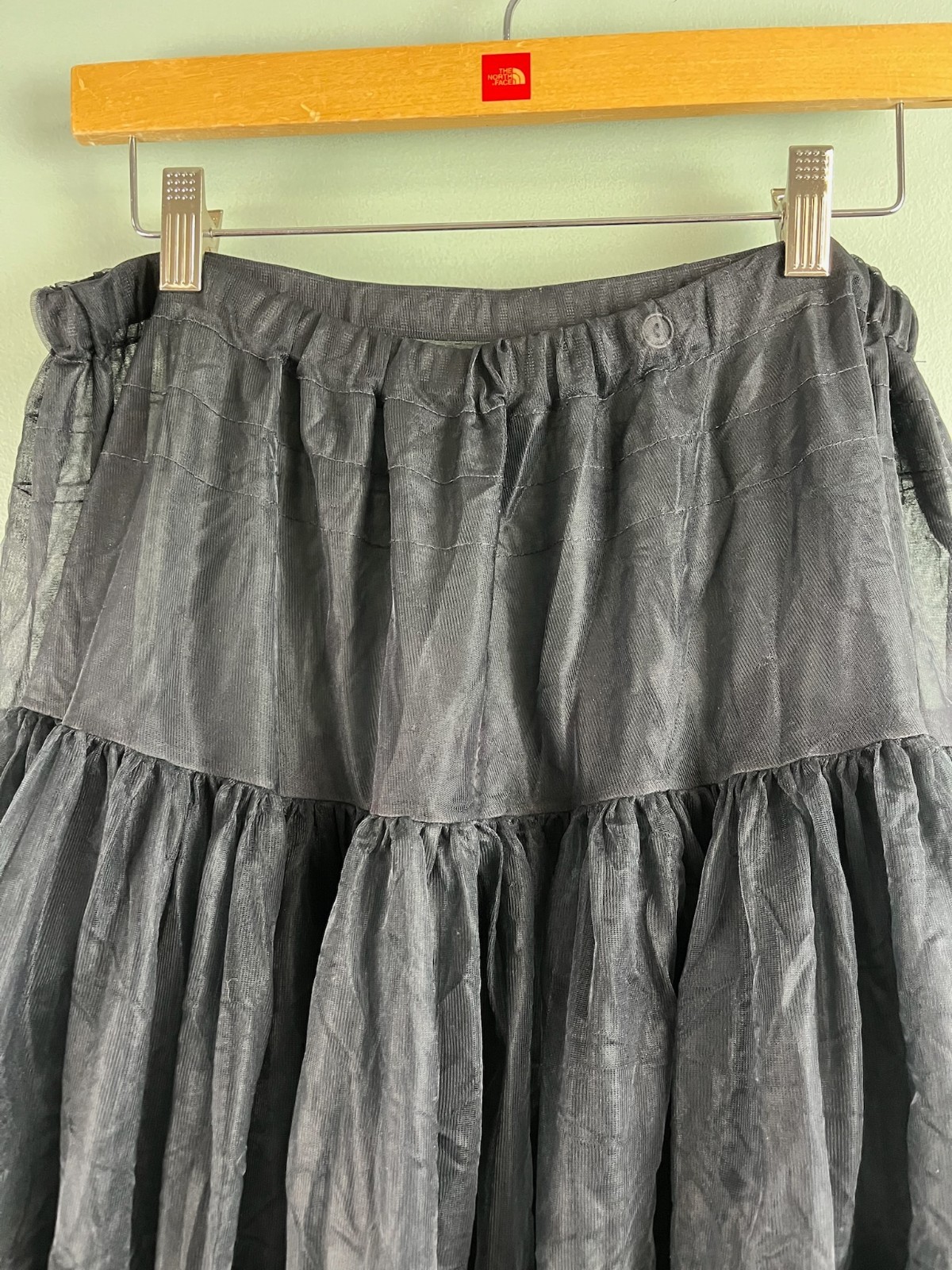 Partners Please! Malco Modes Square Dance Skirt & Blouse Size XL Black VTG