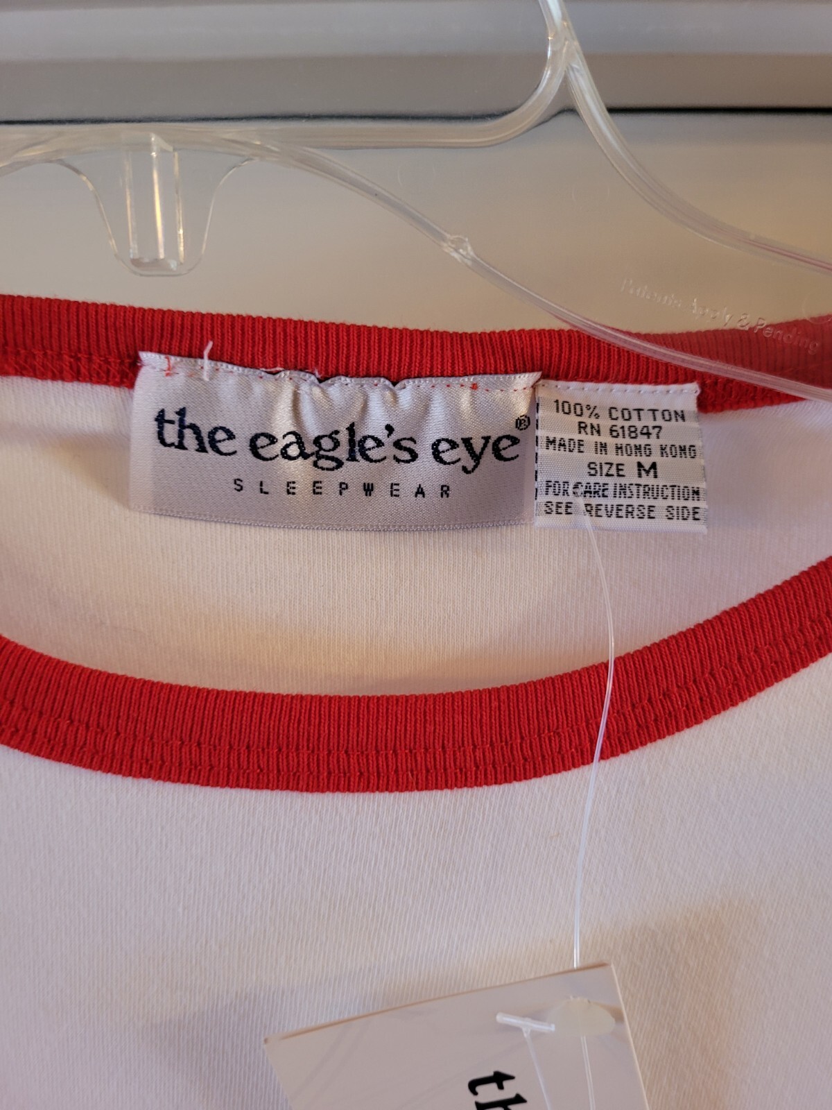 New Vintage The Eagles Eye The Night Before Christmas pajamas size M NOS W/ TAGS