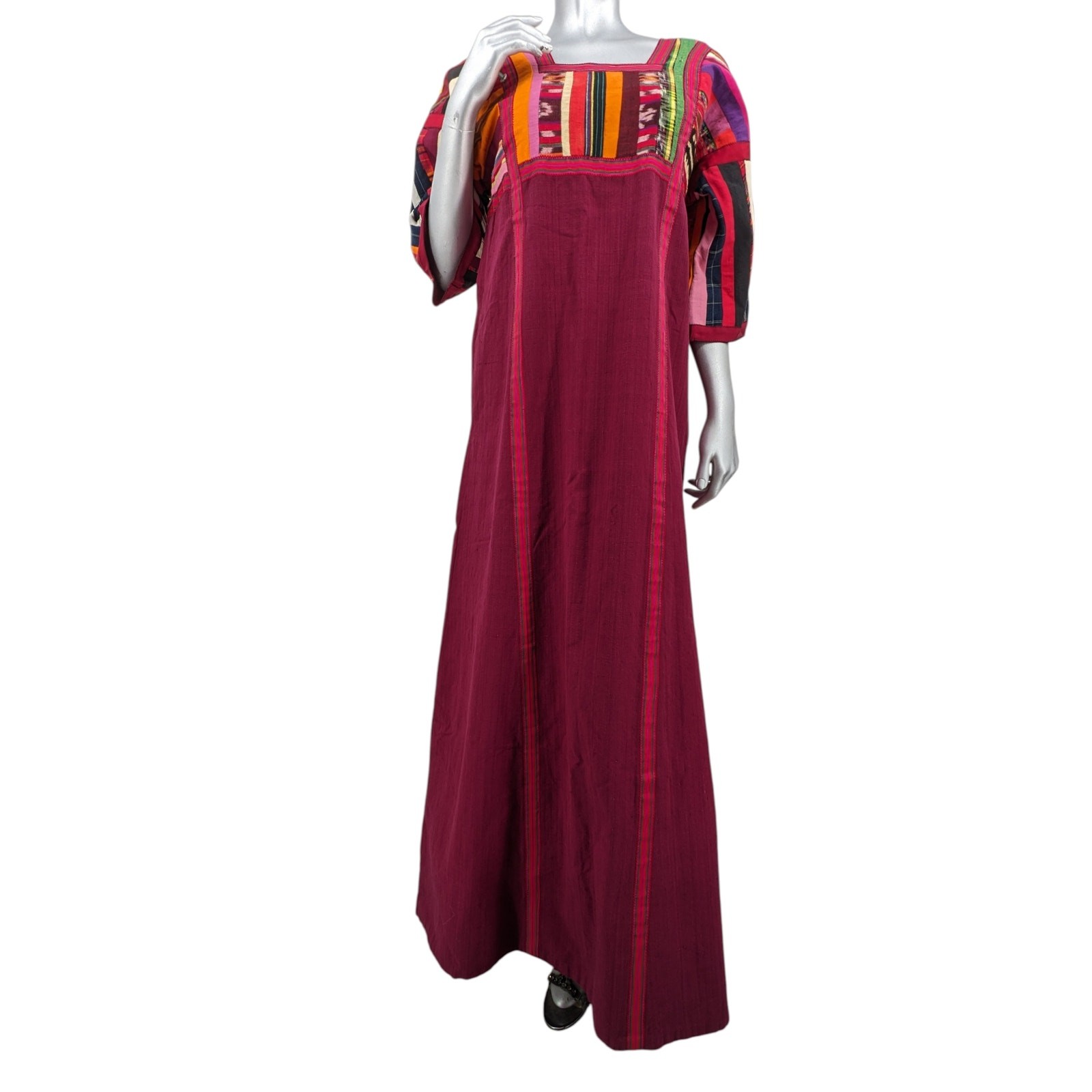 Vintage 1980&rsquo;s ORIGINS JUDY MARGOLIS Ethnic Tribal Middle Eastern Dress Kaftan
