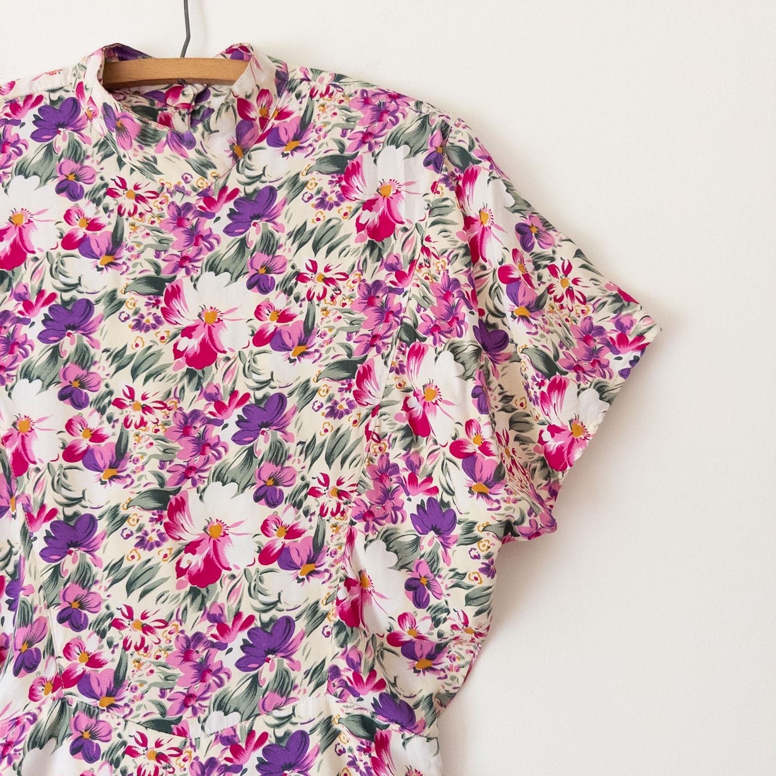 VTG 80&rsquo;s David Benjamin Cottagecore Feminine Romantic Floral Midi Dress Size S