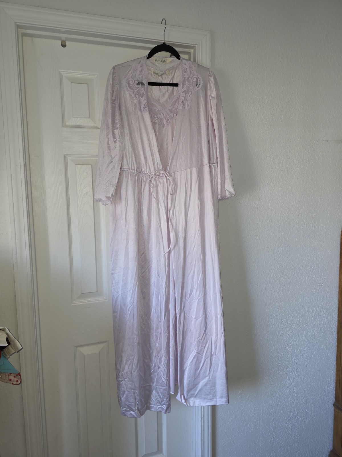 Vintage Collectibles JCPenney Nylon & Lace Gown With Robe (MEDIUM)