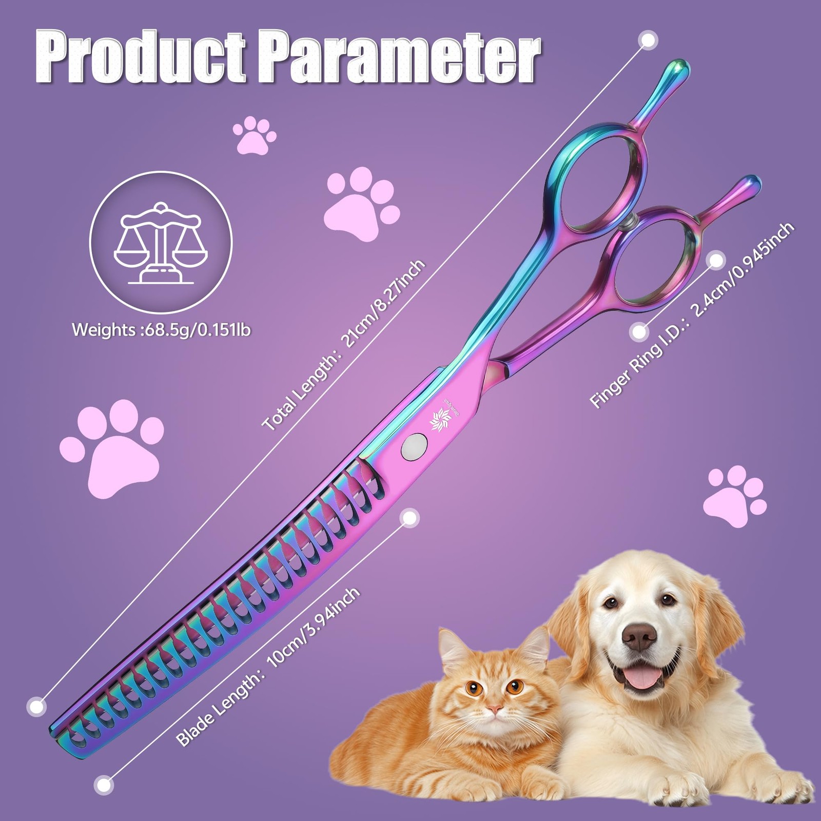 Dream Reach Dog Chunker Scissors – Dog Blending Thinning Cat Grooming Chunkers S