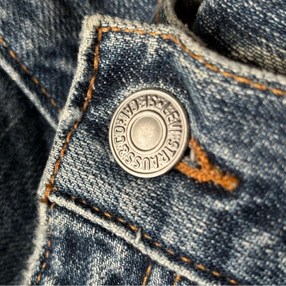 VTG Levi&rsquo;s 2001 518 Super-low Bootcut Made in USA 05/2001 Vintage Sz 7 Juniors