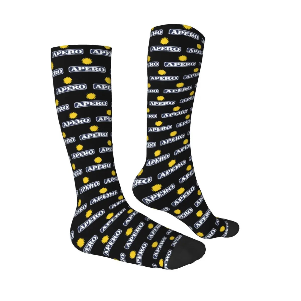 All Seasons Aperitif Apero Socks Harajuku Sport Middle Tube Socks Soft Hip Hop