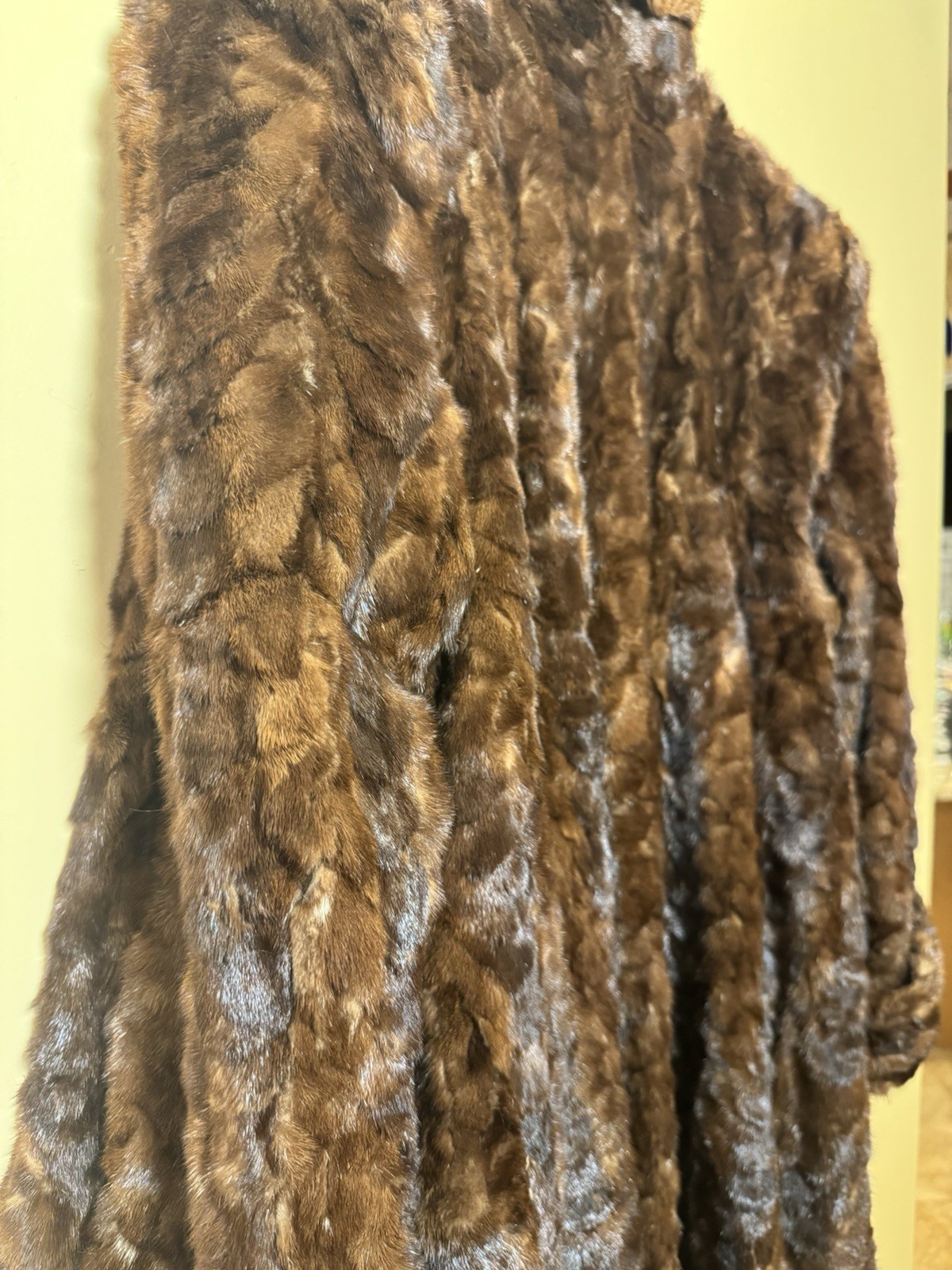Mink Coat VINTAGE decades old mid Century luxury fashion statement NO RESERVE !
