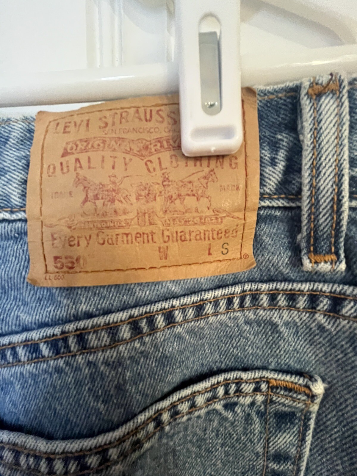 Levis Vintage 550 Relaxed Fit Size 14S Tapered Leg 90s Mom Jeans *FAST SHIP*