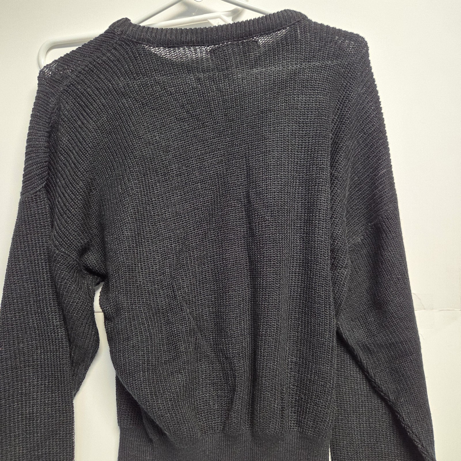 Vintage Plain Jane Black Sweater Size 11 By Sweet Baby Jane Made In USA