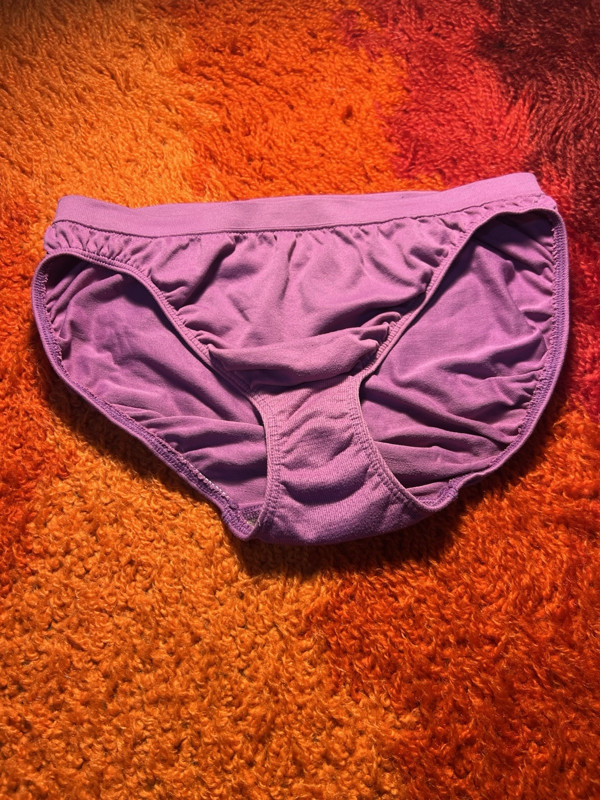 Vtg Y2K Victoria’s Secret Body By Victoria Hiphugger Nylon Panties M 2001 Purple